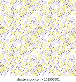 Abstract Elegance Seamless pattern with floral background