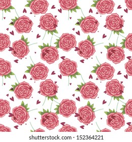 Abstract Elegance Seamless pattern with floral background