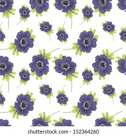 Abstract Elegance Seamless pattern with floral background