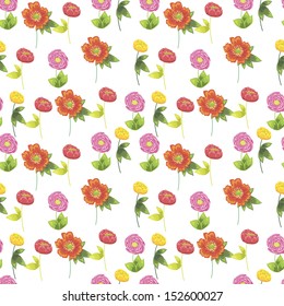 Abstract Elegance Seamless pattern with floral background