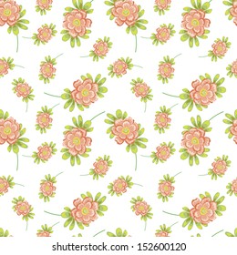 Abstract Elegance Seamless pattern with floral background