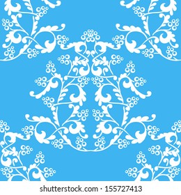 Abstract Elegance Seamless pattern with floral background