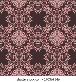Abstract Elegance Seamless pattern with floral background
