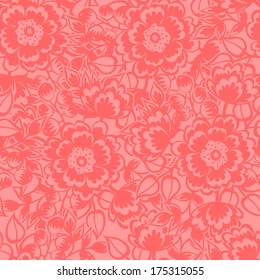 Abstract Elegance Seamless pattern with floral background
