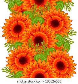 Abstract Elegance Seamless pattern with floral background