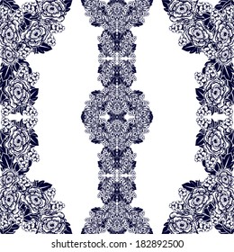 Abstract Elegance Seamless pattern with floral background