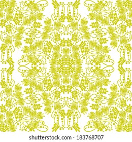 Abstract Elegance Seamless pattern with floral background