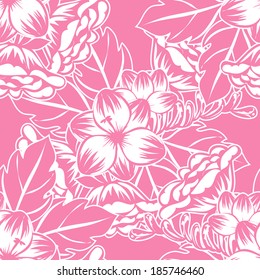 Abstract Elegance Seamless pattern with floral background