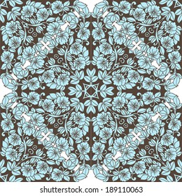 Abstract Elegance Seamless pattern with floral background