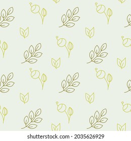 Abstract elegance seamless pattern with floral background. Seamless floral pattern. Flowers and leaves, folk style for textile, wallpaper and wrapping
