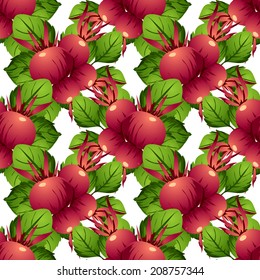 Abstract Elegance Seamless pattern with floral background