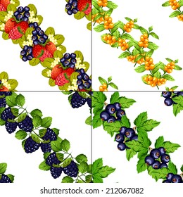 Abstract Elegance Seamless pattern with floral background