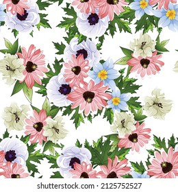Resumen de la elegancia sin problemas con fondo floral