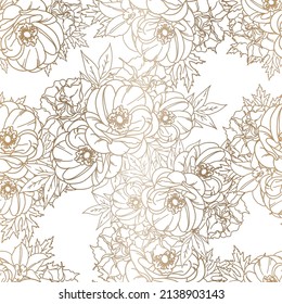 Resumen de la elegancia sin problemas con fondo floral