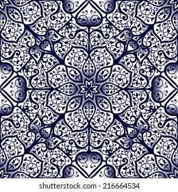 Abstract Elegance Seamless pattern with floral background