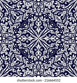 Abstract Elegance Seamless pattern with floral background