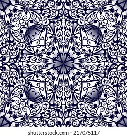 Abstract Elegance Seamless pattern with floral background