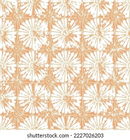 Resumen Elegancia Impresionante patrón sin costura con fondo de color naranja floral,Vector de patrón floral sin fisuras en blanco y negro.Flores de doodle. Puede utilizarse como diseño textil o de papel
