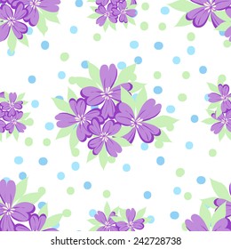 Abstract Elegance Seamless pattern with floral background