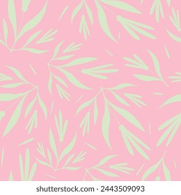 Abstract Elegance Seamless pattern with floral background