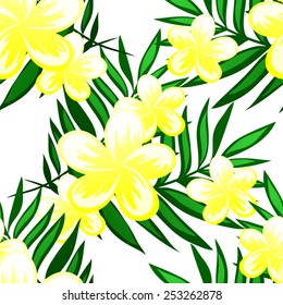 Abstract Elegance Seamless pattern with floral background