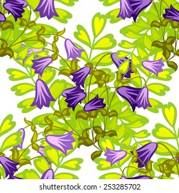 Abstract Elegance Seamless pattern with floral background