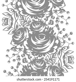 Abstract Elegance Seamless pattern with floral background