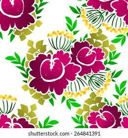 Abstract Elegance Seamless pattern with floral background Abstract Elegance Seamless pattern with floral background
