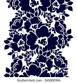 Abstract Elegance Seamless pattern with floral background