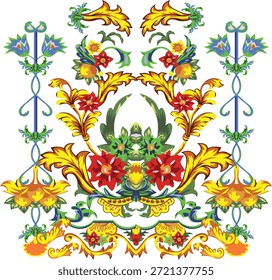 Patrón inconsútil de la elegancia Abstractas con el fondo floral
Ver menos
