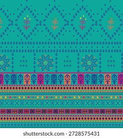 Padrão sem emenda abstrato da elegância com fundo floral
Ver menos
