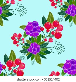 Abstract Elegance Seamless pattern with floral background. Vector pattern with flowers and plants. Floral decor. Original floral seamless background.