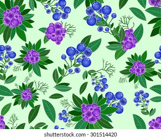 Abstract Elegance Seamless pattern with floral background. Vector pattern with flowers and plants. Floral decor. Original floral seamless background.