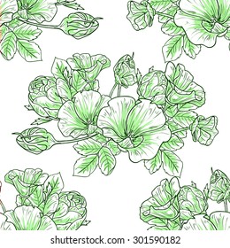 Abstract Elegance Seamless pattern with floral background Abstract Elegance Seamless pattern with floral background