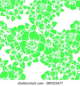 Abstract elegance seamless pattern with floral background Abstract elegance seamless pattern with floral background