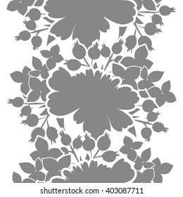 Abstract elegance seamless pattern with floral background