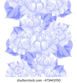 Abstract elegance seamless pattern with floral background