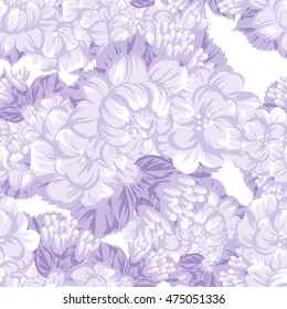 Abstract elegance seamless pattern with floral background