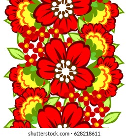 Abstract elegance seamless pattern with floral background