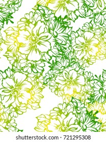 Abstract elegance seamless pattern with floral background