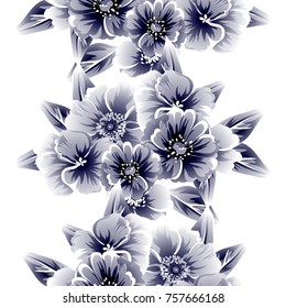 Abstract elegance seamless pattern with floral background