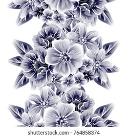 Abstract elegance seamless pattern with floral background