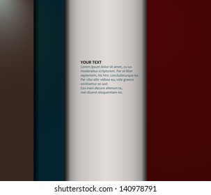 Abstract elegant 3D background with copy space for text, modern design, vector eps10