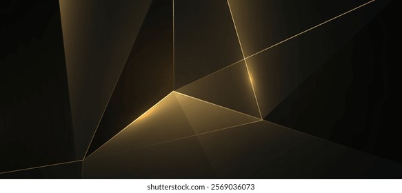 Abstract elegant background , black and gold luxury background for presentation branding or business template