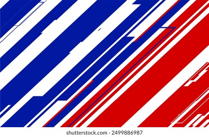 abstract elegant background with blue white red lines