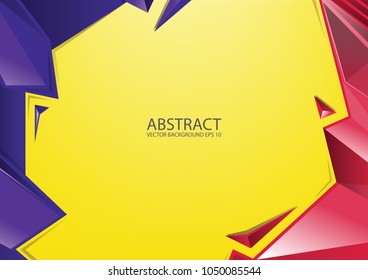 Abstract elegant background design with space for your text. Corporate concept red yellow blue vector illustration.