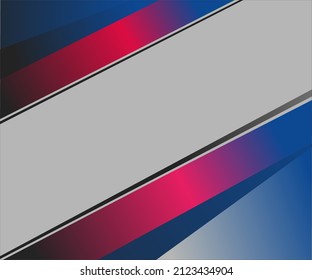 Abstract elegant background design with space for your text. Corporate concept red blue white vector illustration