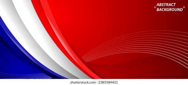 Abstract elegant background design with space for your text. Corporate concept red blue white vector illustration.