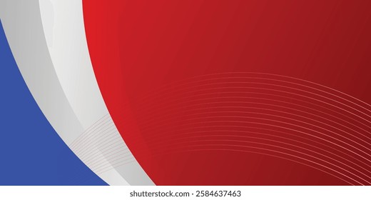 Abstract elegant background design with space for your text. Corporate concept red blue white vector illustration.