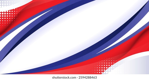 Abstract elegant background design with space for your text. Corporate concept red blue white vector illustration.EPS10